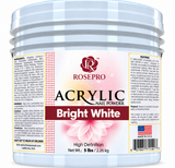 RosePro Acrylic Nail Powder – High Definition, 5lb Bucket
