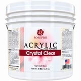 RosePro Acrylic Nail Powder – High Definition, 5lb Bucket