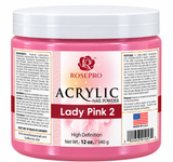 RosePro Acrylic Nail Powder - HD Formula, 12 oz