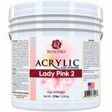 RosePro Acrylic Nail Powder – High Definition, 5lb Bucket