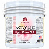 RosePro Acrylic Nail Powder – High Definition, 5lb Bucket