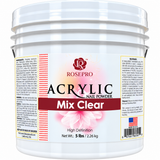 RosePro Acrylic Nail Powder – High Definition, 5lb Bucket
