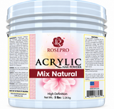 RosePro Acrylic Nail Powder – High Definition, 5lb Bucket