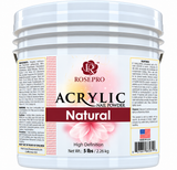 RosePro Acrylic Nail Powder – High Definition, 5lb Bucket