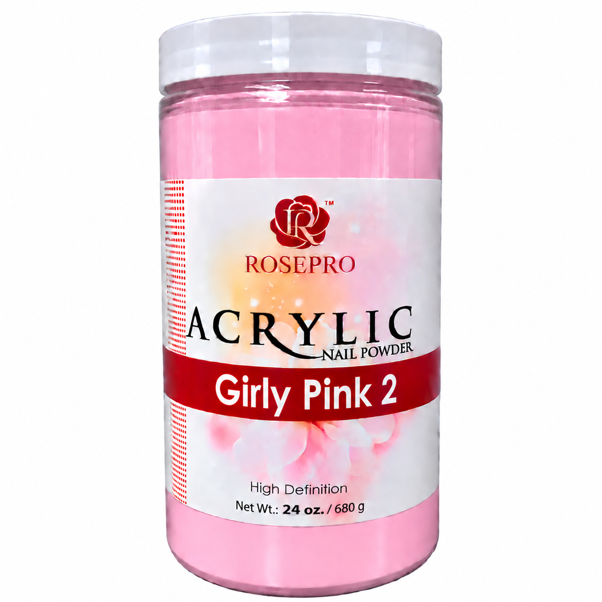 RosePro Acrylic Nail Powder – High Definition, 24oz