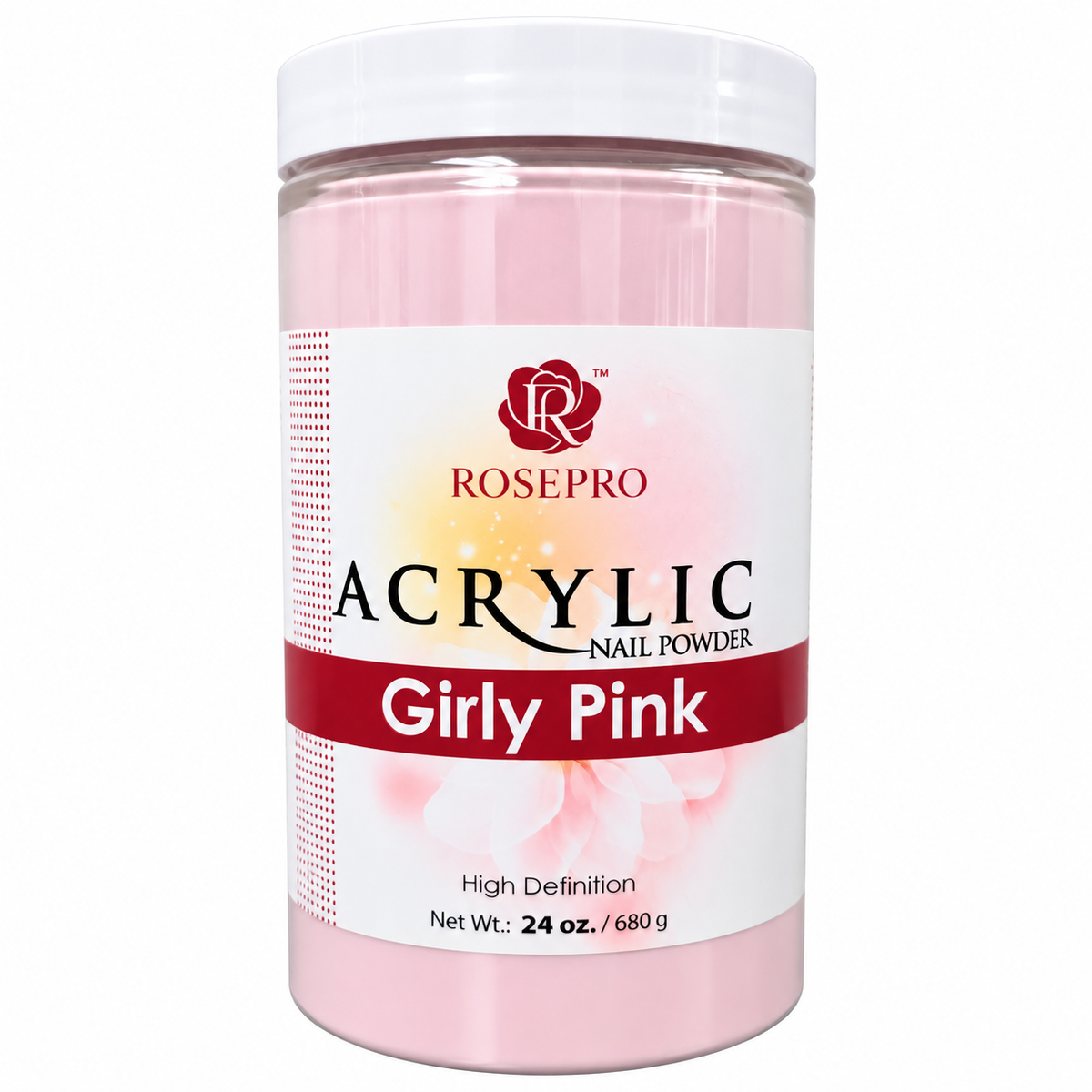 RosePro Acrylic Nail Powder – High Definition, 24oz