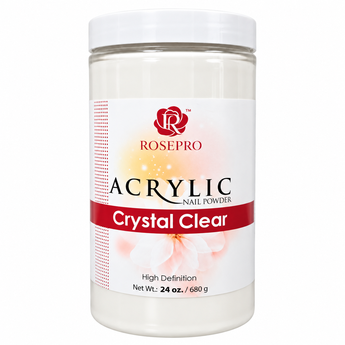 RosePro Acrylic Nail Powder – High Definition, 24oz